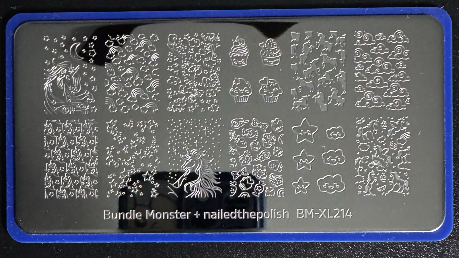 Bundle Monster Maniology BM-XL214 nailedthepolish Colab Nail Stamping Plate