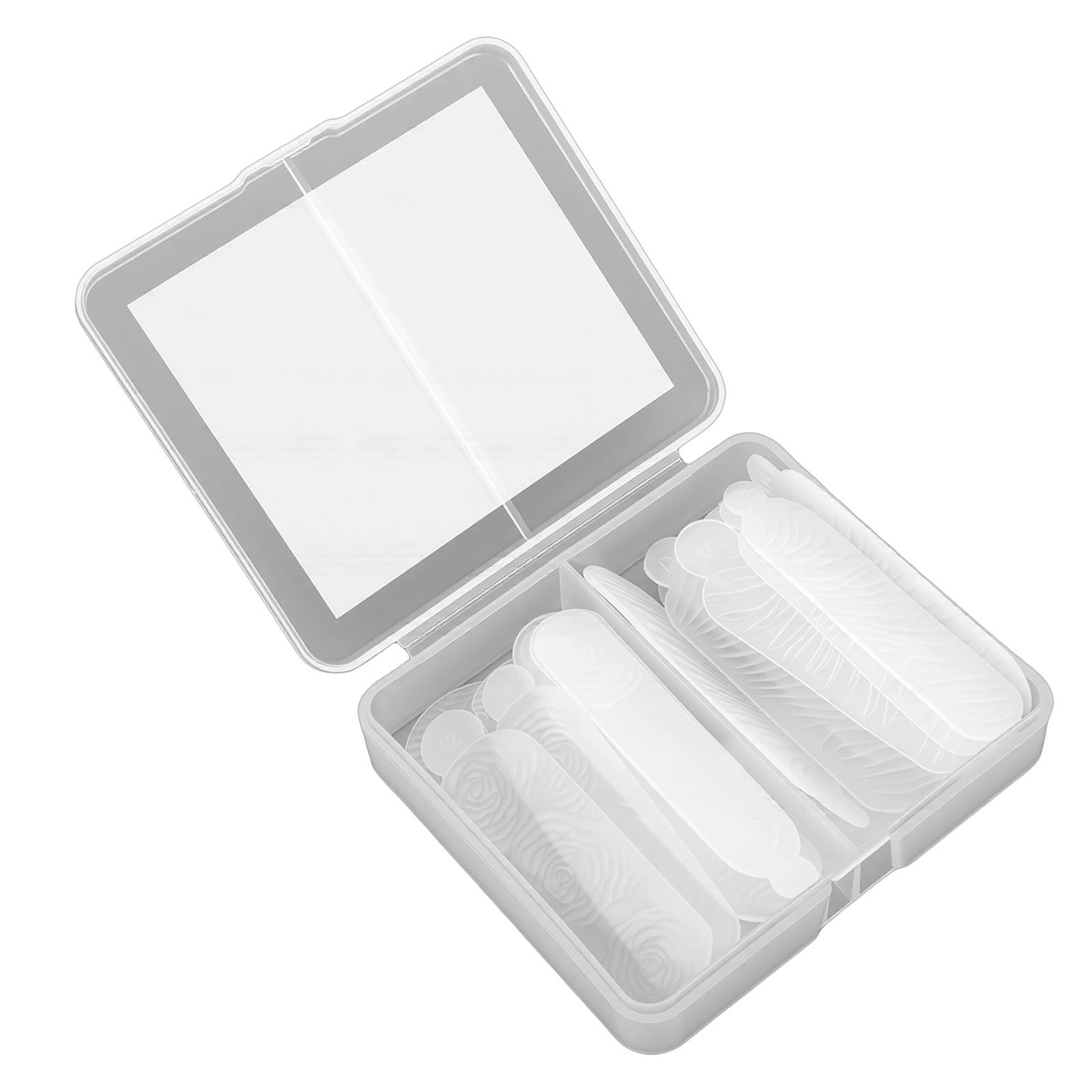 1-24pcs 3D Nail Art Silicone Mold Reusable Stereo Printing For DIY