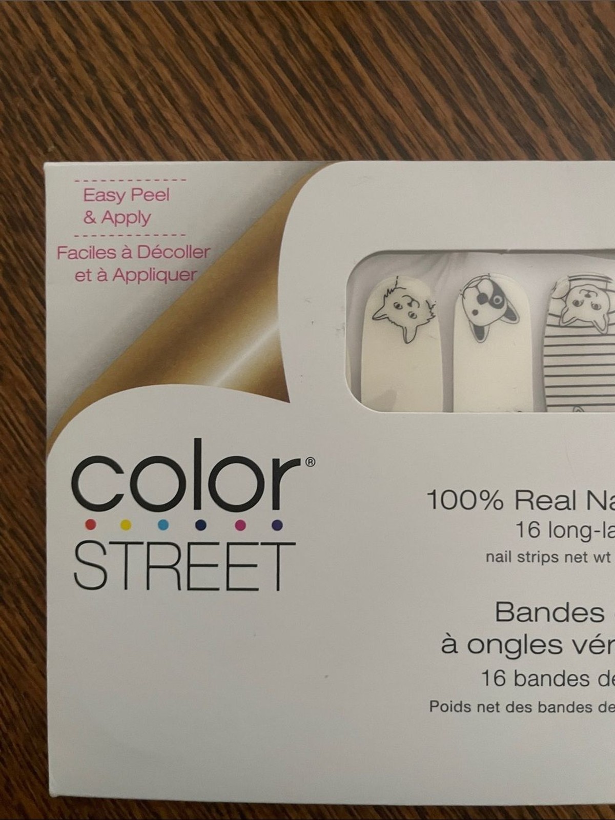 Color Street White Dog Faces Nail Polish Strips by Color Street