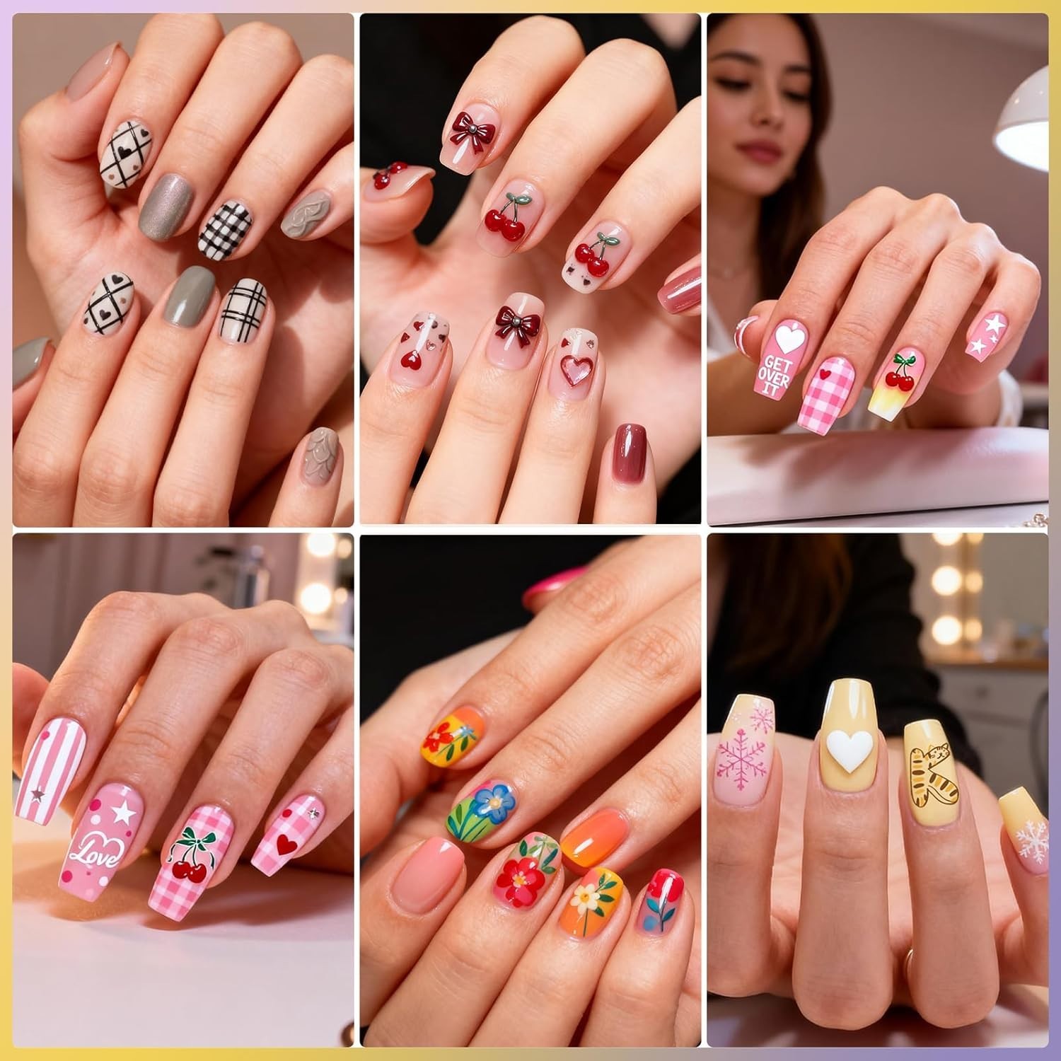 Nail Stamping Plate 15PCS Nail Stamper Kit Nail Art Stamping Plates Set with …