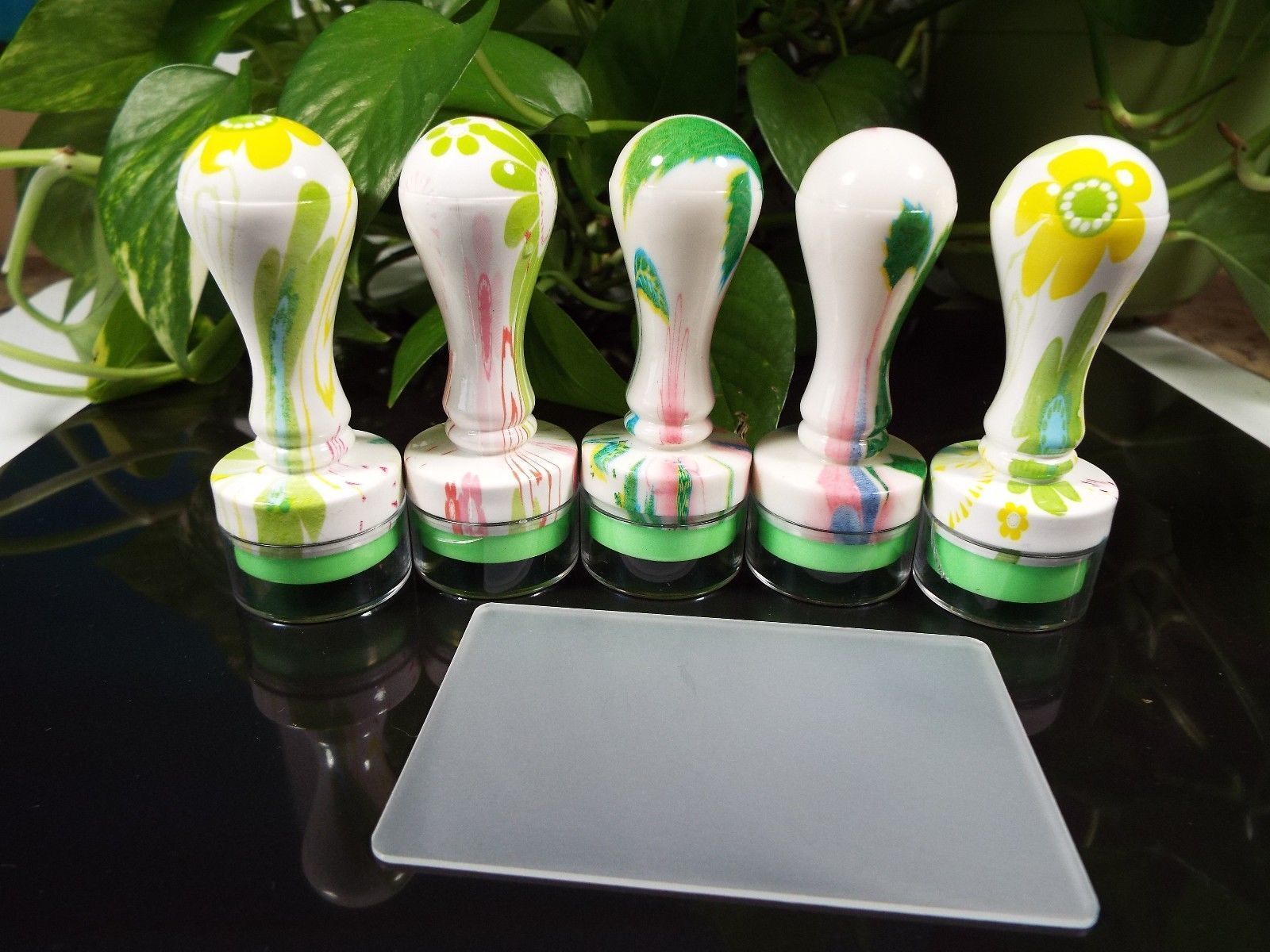 Nail Stamper with Print for Nail Art Stamping Manicure Tool Acessory Image Print