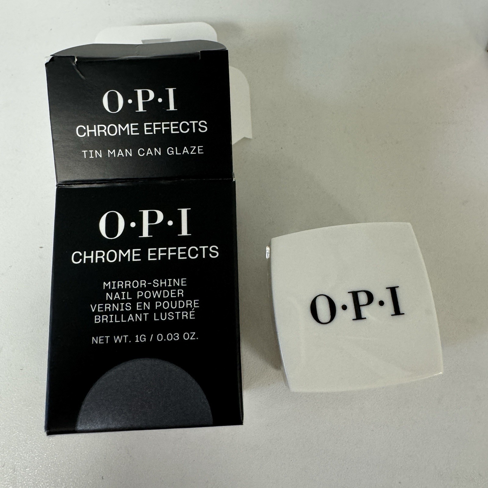 Opi Chrome Powder Special Effects Tin Man Can Glaze 0.03 oz CP009