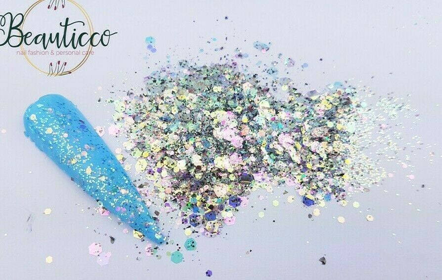 Wax Melts Chunky Mixed Glitter Pot-Nail Face Eye Body Tattoo Festival Cosmetic