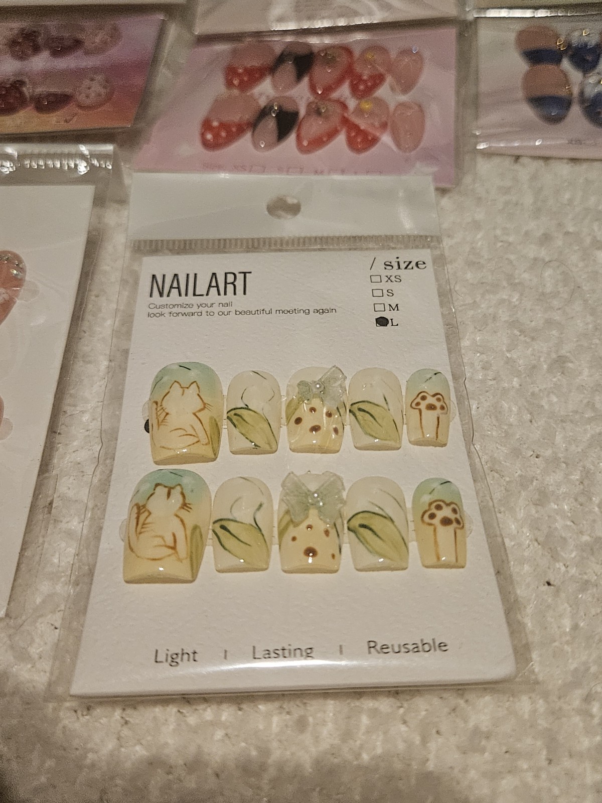 Press On Nail Bundle Large Size 10 Sets