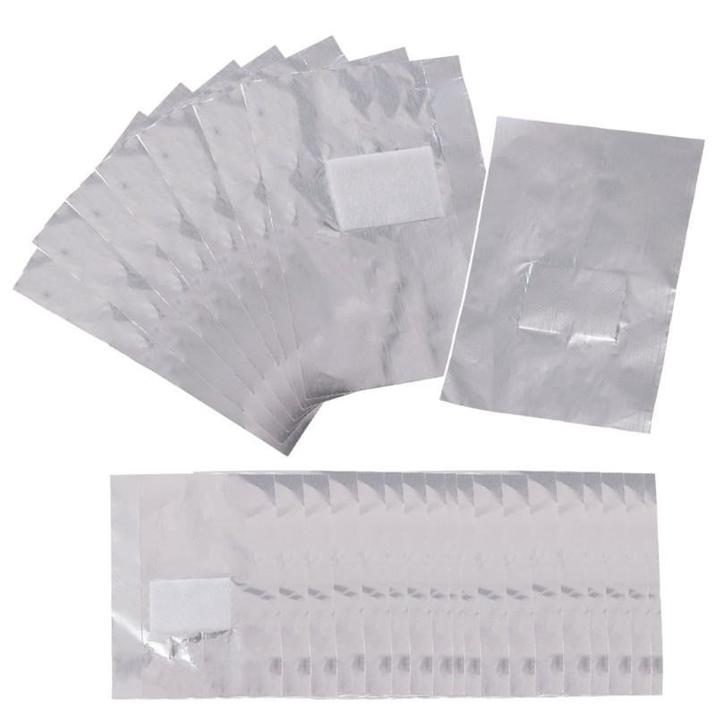 10 Pack Nail Soak Off Gels Wrap Foil Wrap Polish Remover Manicure Art Nails Tool