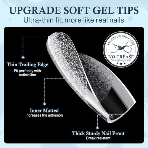 Extra Short Coffin Nails Tips: 360Pcs Full Cover Short Gel A-Extra Short Coffin