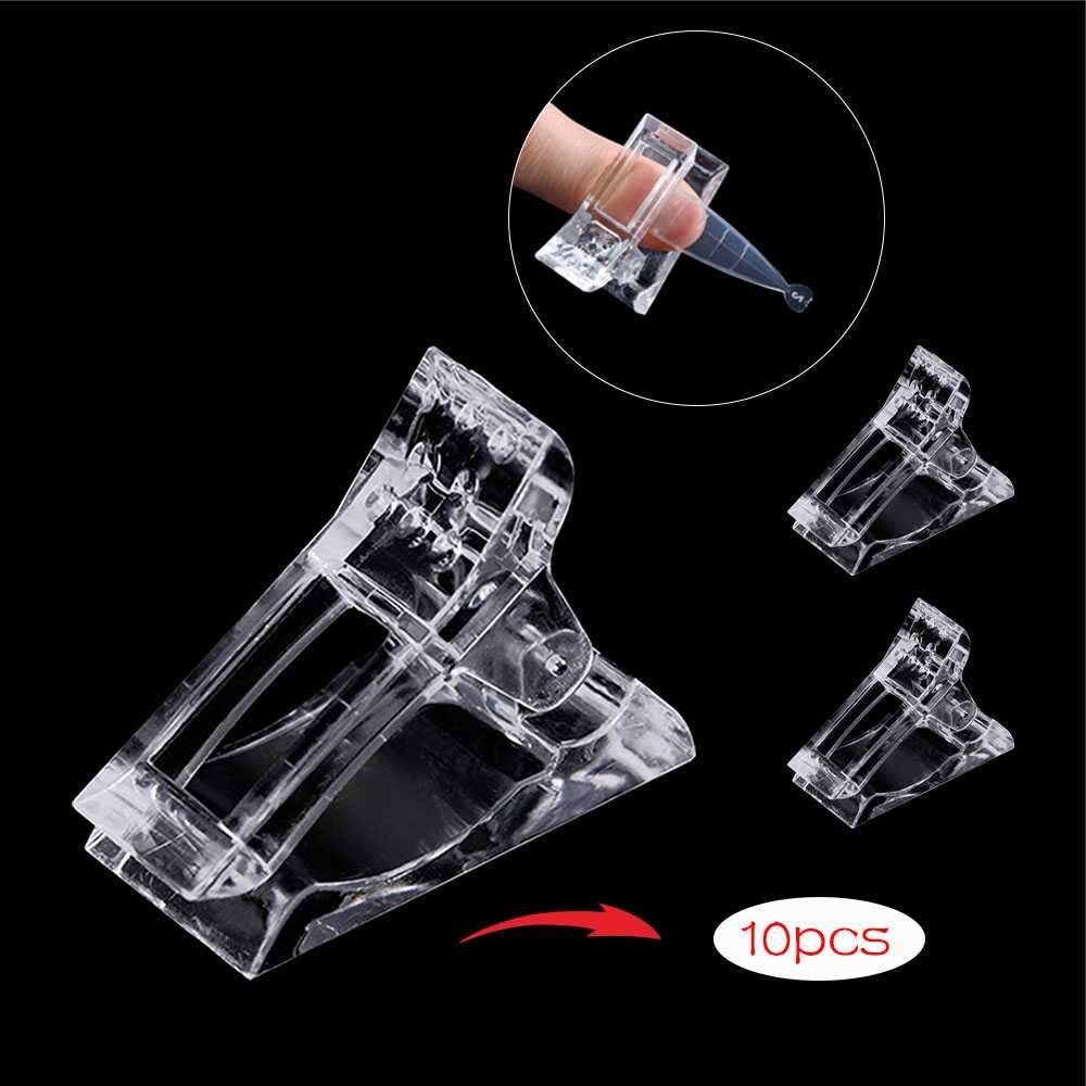 10Pcs Nail Tips Clip for Quick Building Polygel nail forms Nail clips for pol…