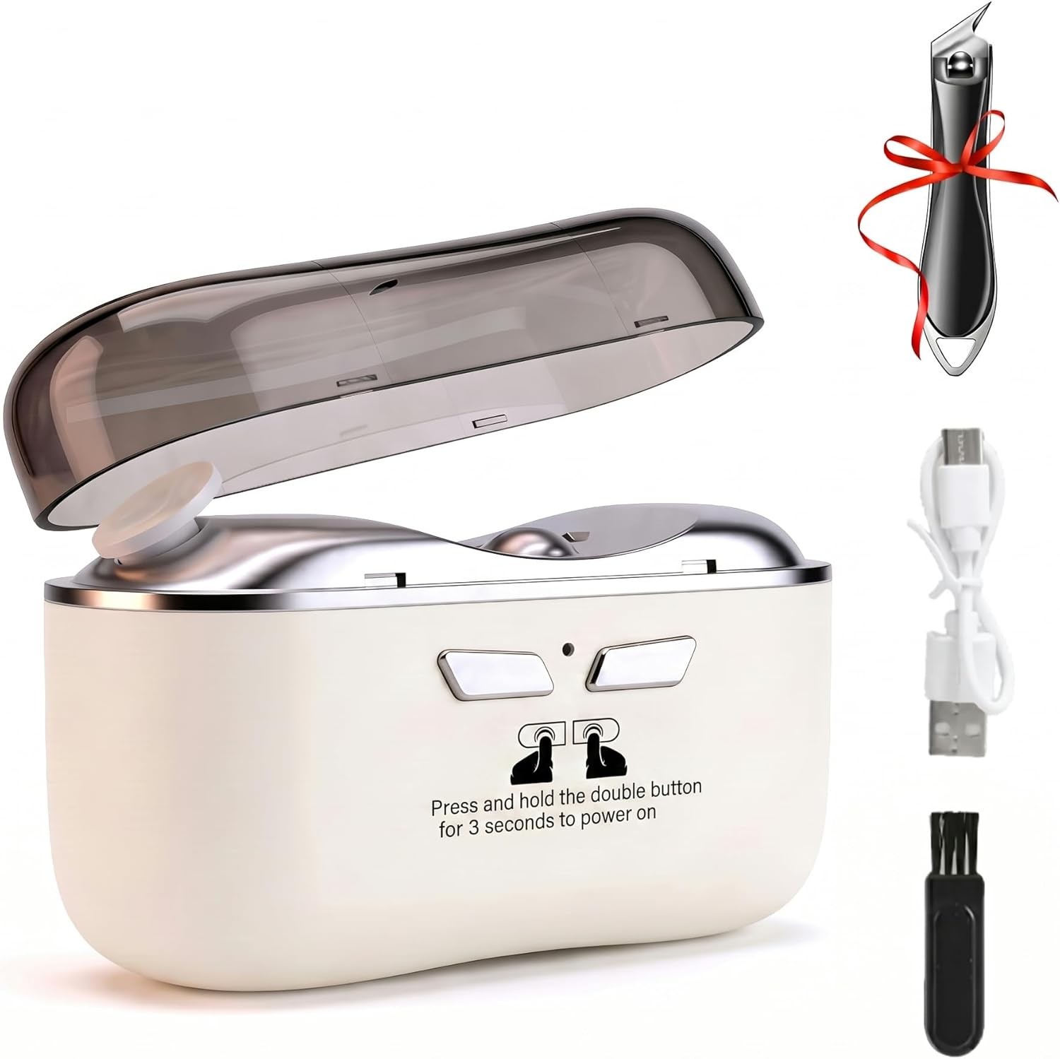 Electric Nail Clippers for Seniors, 2026 Upgraded 3-in-1 Automatic Nail