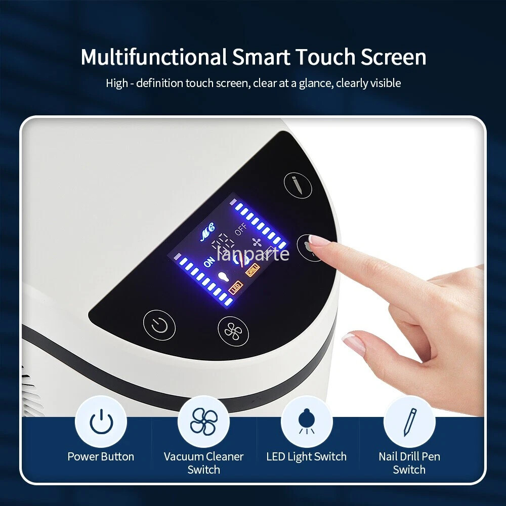 Nail Vacuum Cleaner Nail Removing Dust Collector Suction Manicure Nail Drill！