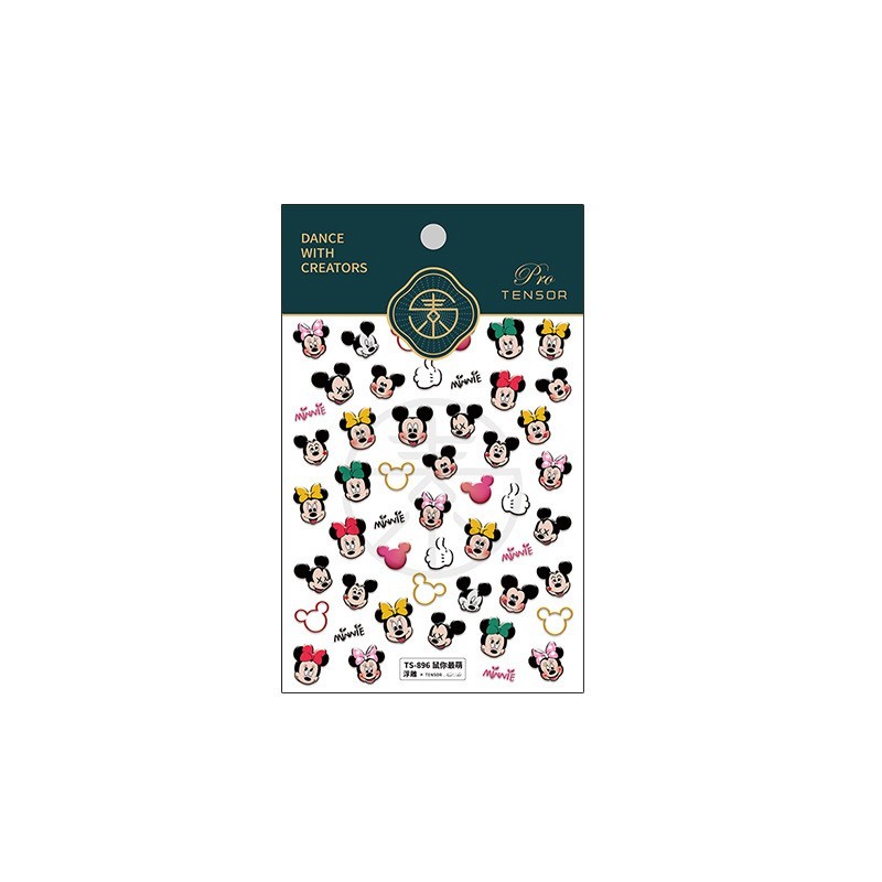 Mickey Mouse Nail Stickers, Theme Nail Art Decals (20)