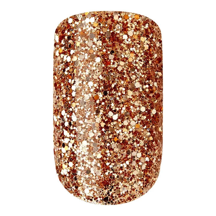 KISS MINTED Voguish Fantasy Nails ~ FV01YXY2 91989~ Med Square~ Holiday Reindeer