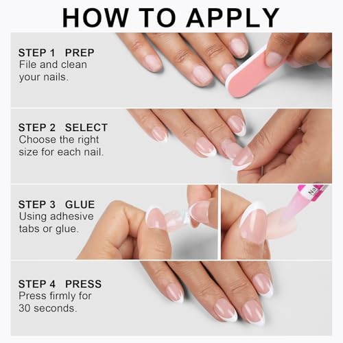16 Sizes Shining Design Short Square Press on Nails – Soft Gel Fake Nails
