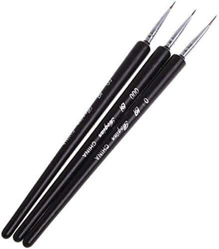 Professional Nail Art Brush Pen,Detailer,Liner,Set of 3 pcs,Useful,Practical,US