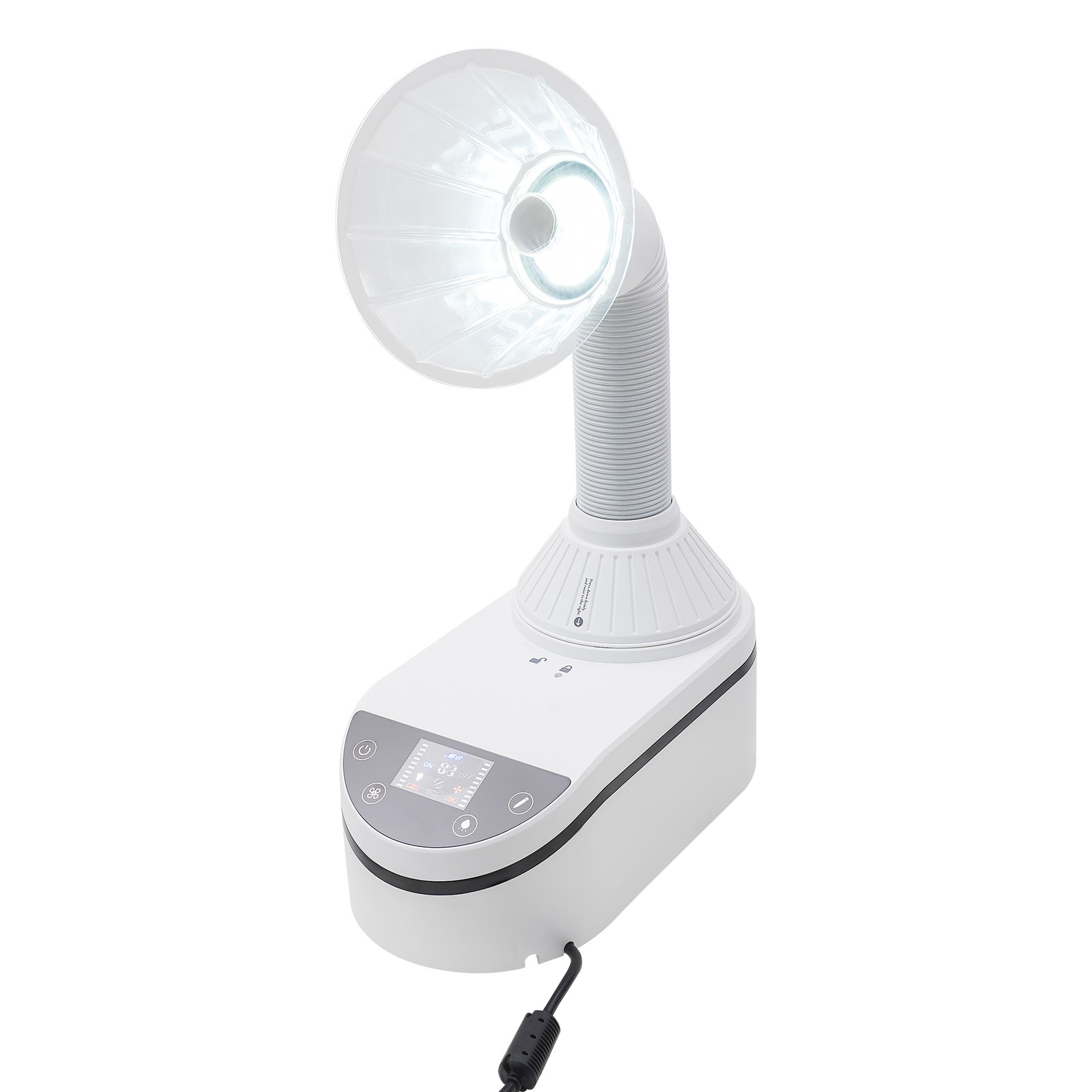 4500rpm Tabletop Nail Manicure Dust Cleaning White Nail Dust Collecting Machine