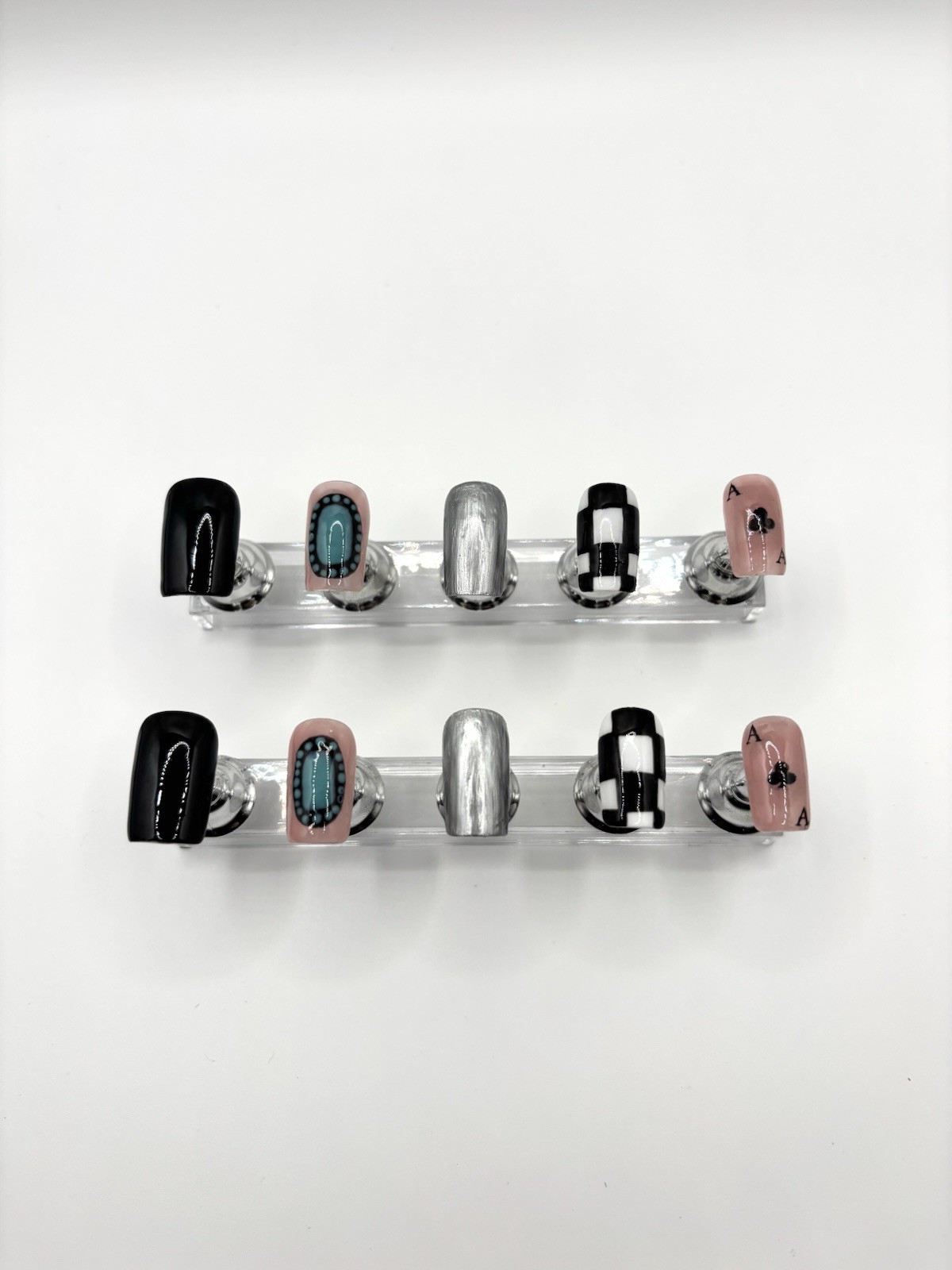Handmade Western Press-On Nails | Short Square Gel | Custom Sizes Available