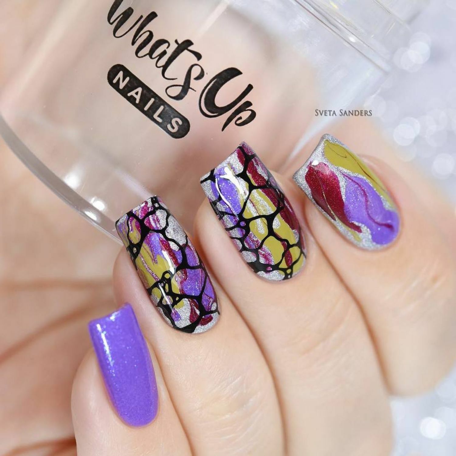 Jumbo Clear Stamper & Scraper For Stamped Nail Art