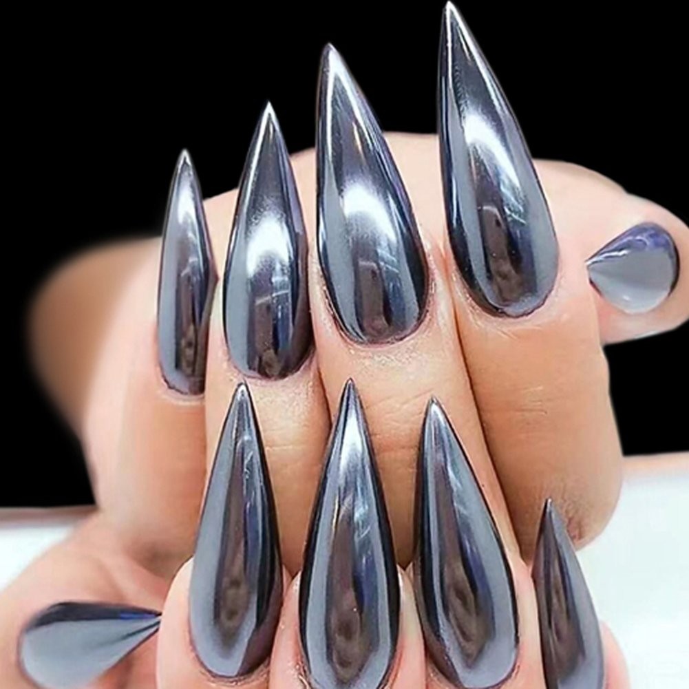 Chrome Nail Powder Mirror Effect Metallic Pigment Set