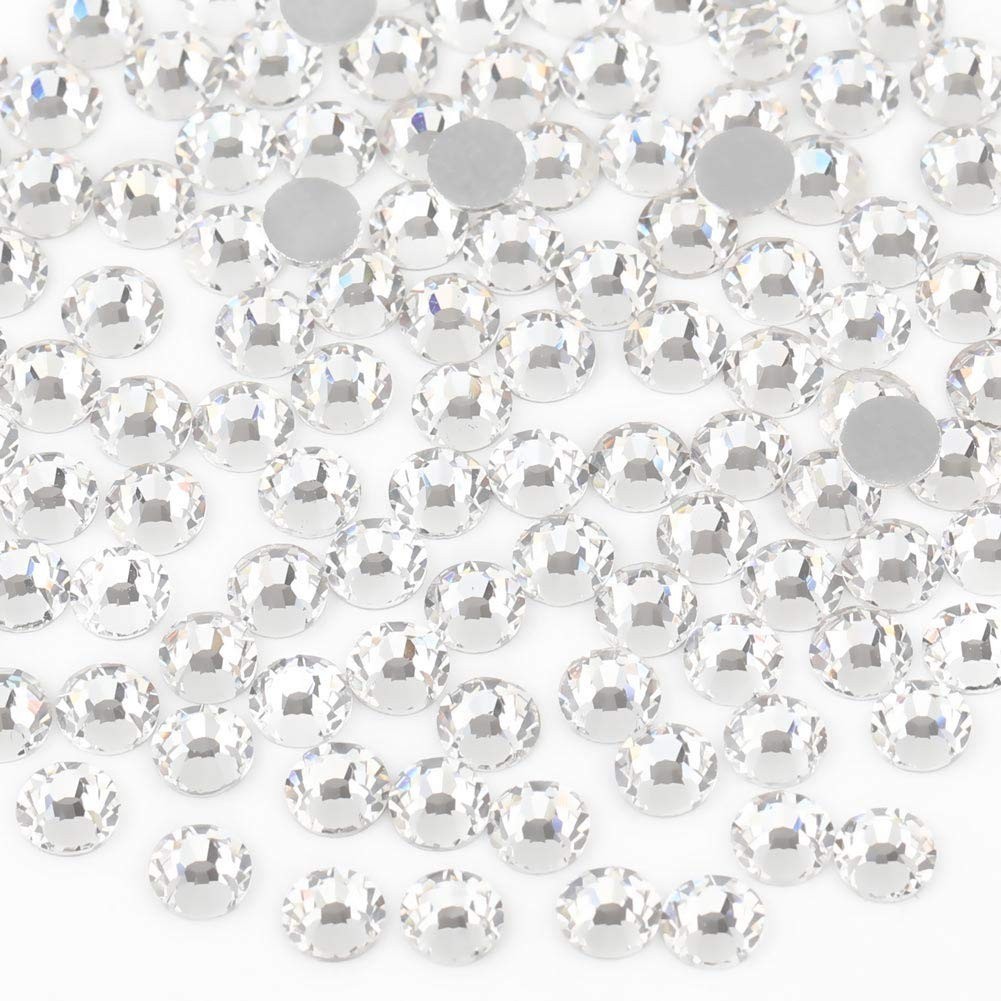 1440 PCS Crystal Rhinestones SS6 Flatback Gems for Nail Art & Craft Projects