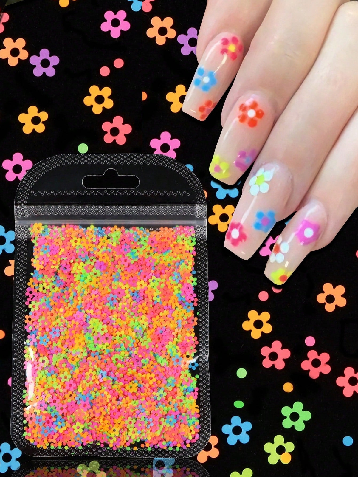 1box Round Nail Art Glitter Sequin For DIY Nail Art Decoration