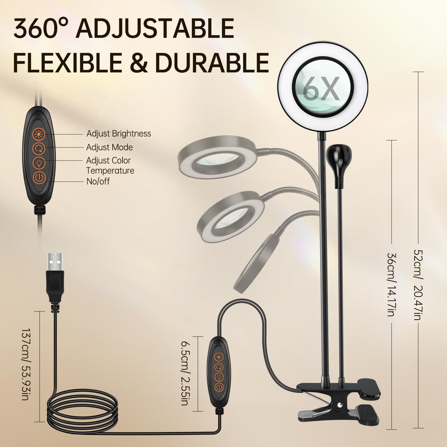 LED UV Nail Lp: Double-Headed Goosene UV Lp for l Nails,