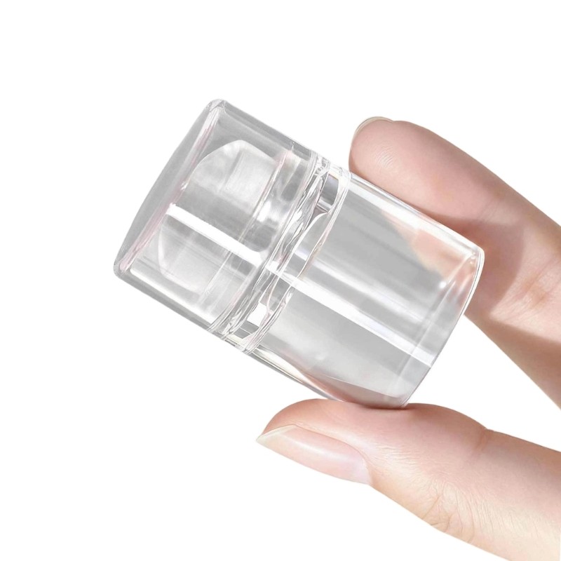 Travel Friendly Silicone Nail Stamp Tool Mini Size For Professional Art