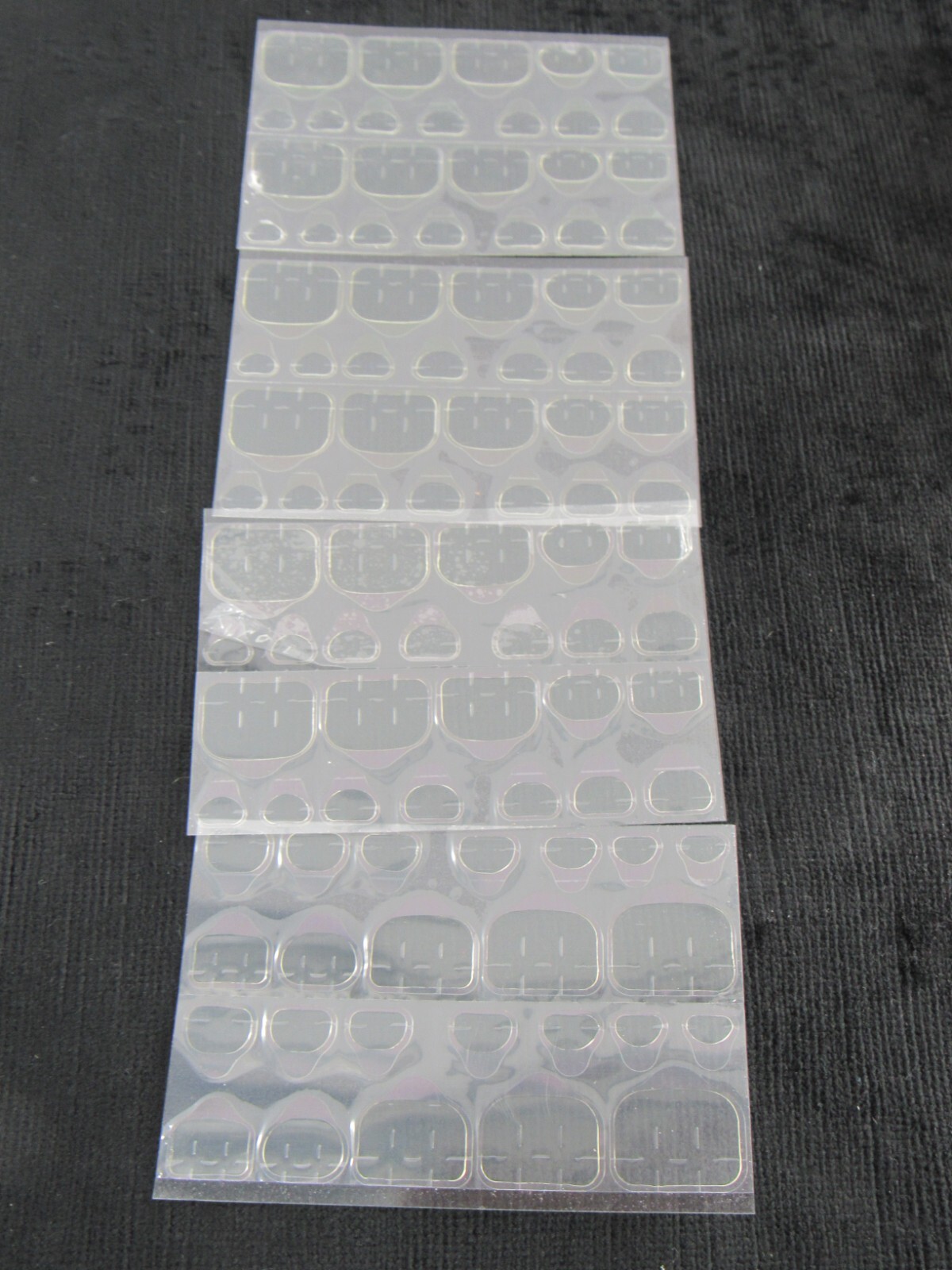 240pc False Toe Nails Press on Toenails Full Cover Square Blue Pink White: New!