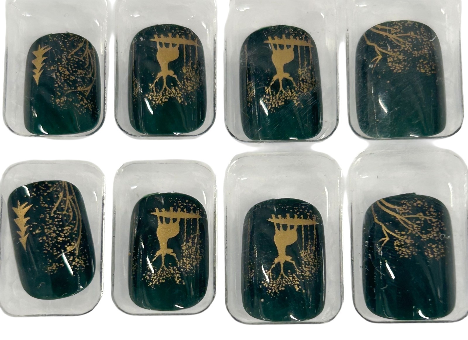 Christmas Press On Nails “YOUR CHOICE” Reindeer, Snowflake, Gingerbread, Lights