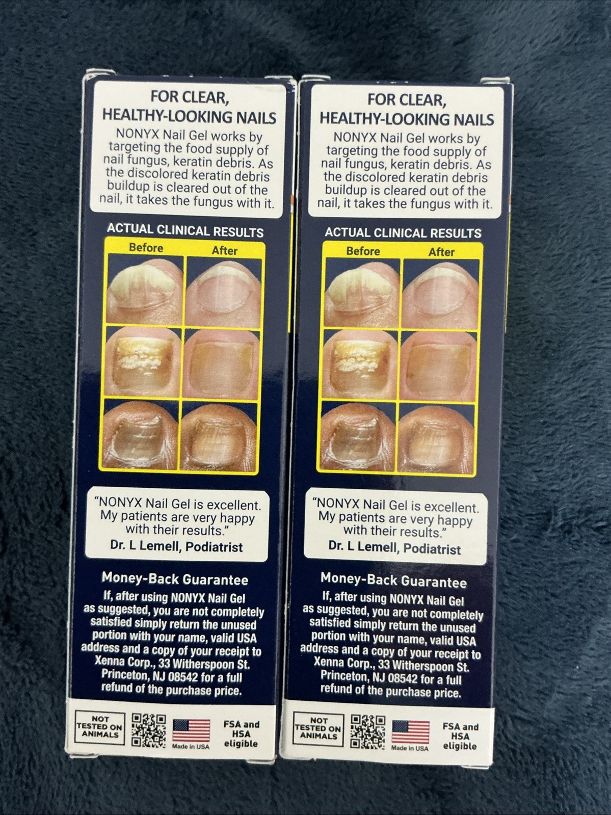 NONYX Fungal Nail Clarifying Nail GEL Treatment, 4 oz EA (2PK BUNDLE)exp12/2027