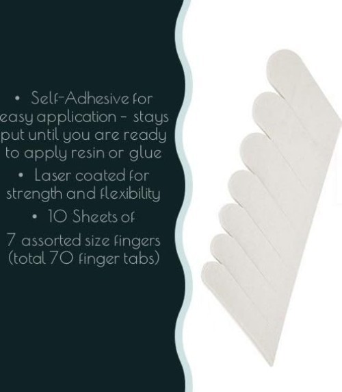 Add Strength with White Silk Nail Wrap – 70 Tabs
