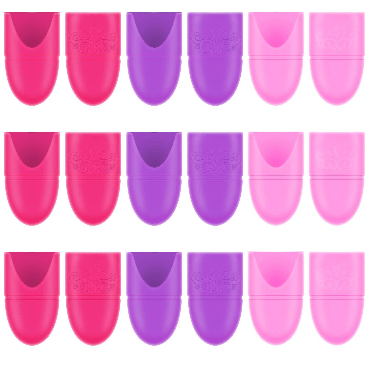 Boao 30 Pieces Silicone Nail Art Soak off Cap Clips, 30 Count (Pack of 1)