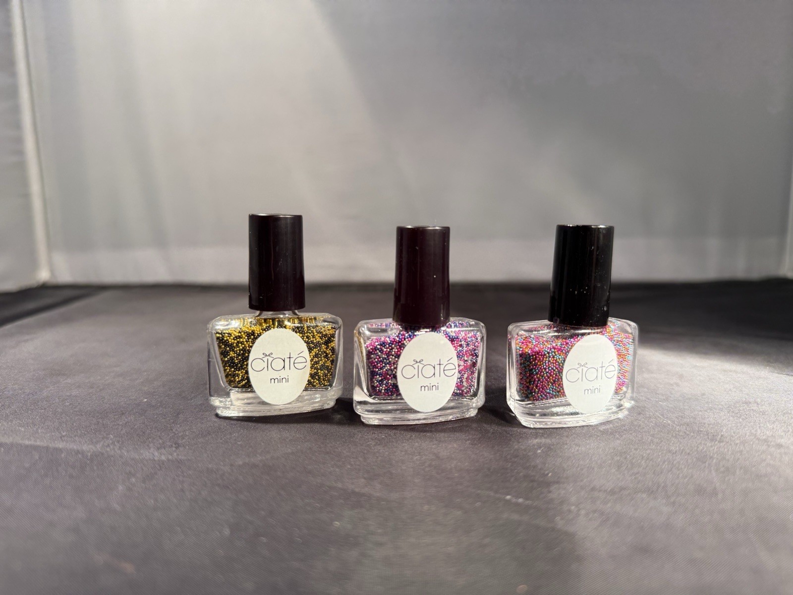 Ciate Mini Caviar Nail Decor 3 Color Combinations 10gm Each nail polish nail art