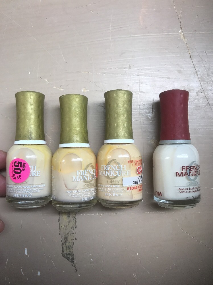 Lot Of 4 ORLY French Manicure Nail Polish Color PINK NUDE 42009 .6oz/18ml