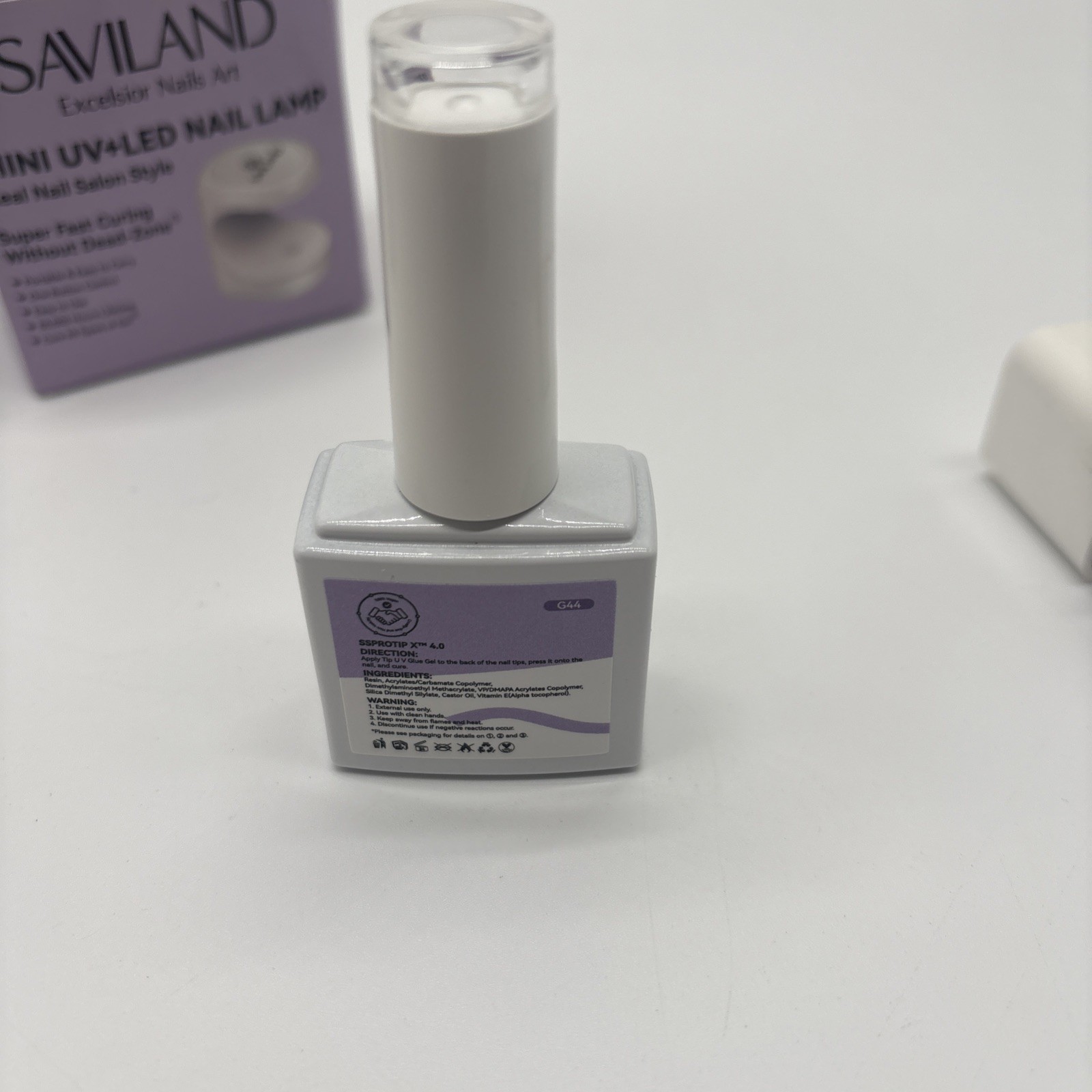 Saviland Mini UV Nail Lp SS Pro Tip X 4.0 Qui-Dry Flash Lp l Nail Lp Unused