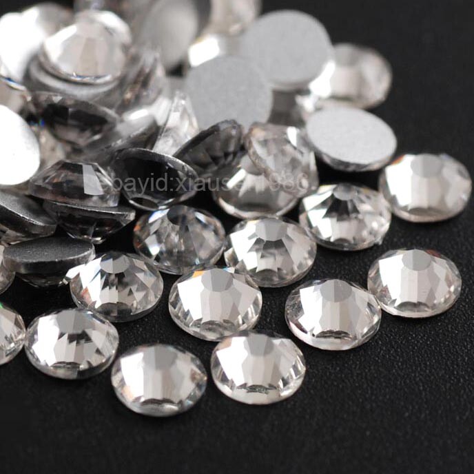 1440pcs (ss4 1.6mm) Glitter Nail Art Rhinestone Flatback Crystal Nail Decoration
