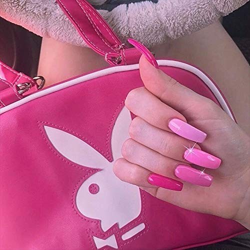 500PCS French Style False Nails Tips Half Cover Acrylic Gel Fake Tip Clear