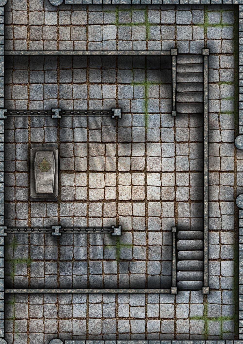 Big Book of Battle Mats Rooms Vaults & Chambers by Loke | Compact, Multicolor