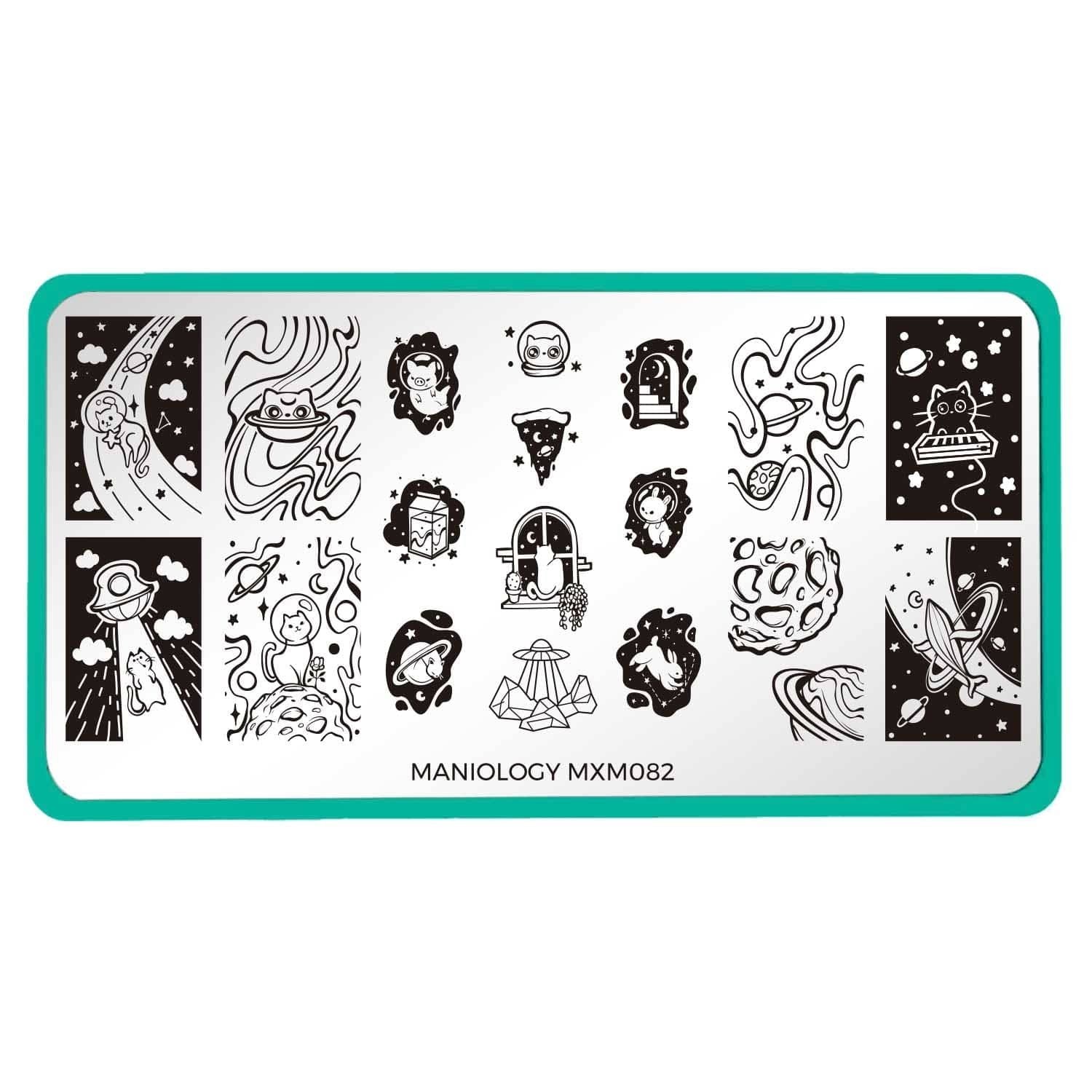 Maniology MXM081 & MXM082 Starstruck Mani & Me Nail Stamping Plate Set