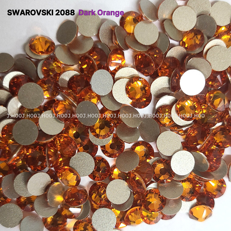 Swarovski 2088 – Flat Back-Dark Orange F