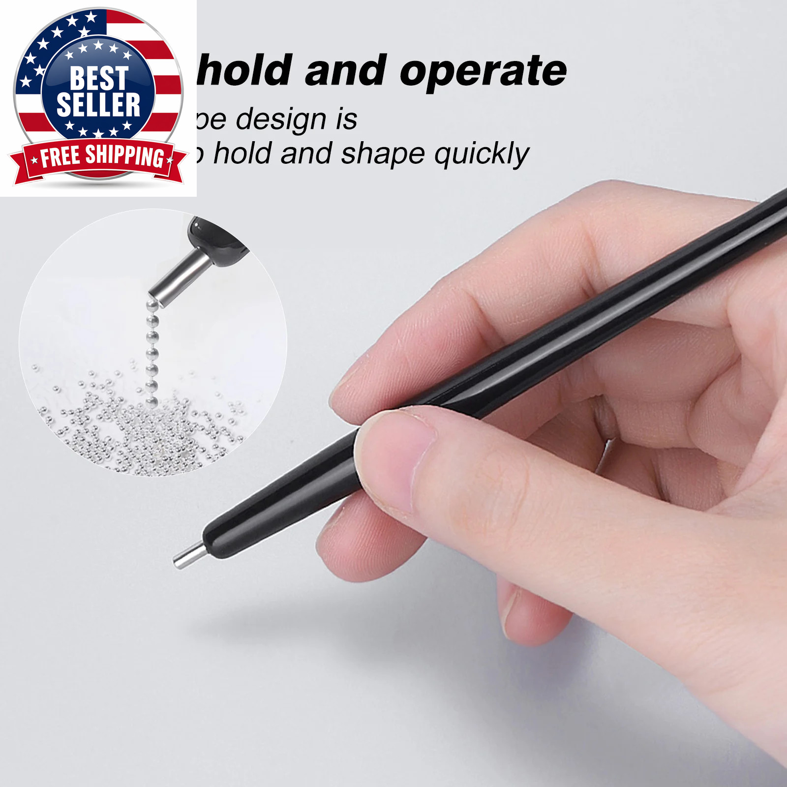 6 Grids Mini Caviar Beads Nail Art Decorations Metal Gold/Silver Micro Ball Nail