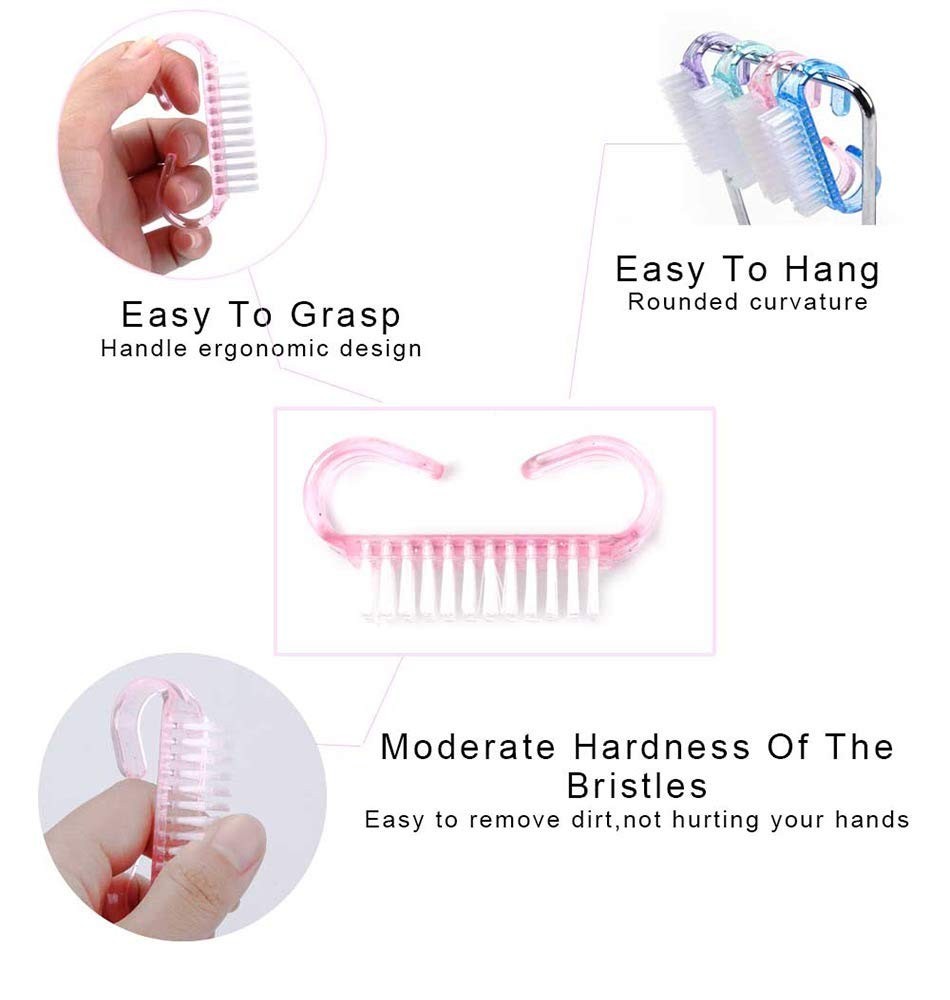 Multifunctional 20PC Handle Grip Brushes – Stylish & Practical Cleaning Gift