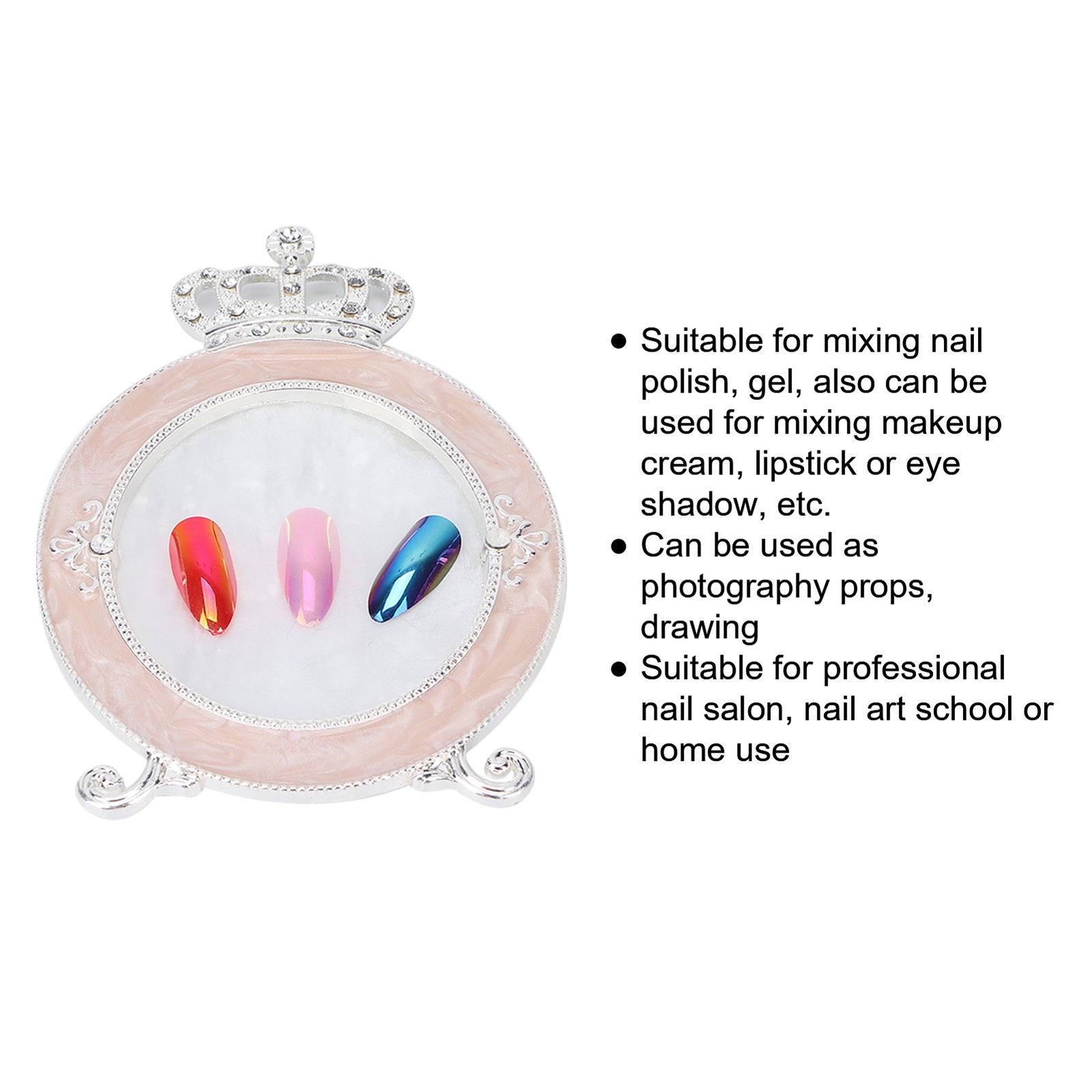 NEW Nail Art Plate Resin Nail Color Mixing Drawing Plate Nail Art Display Tools