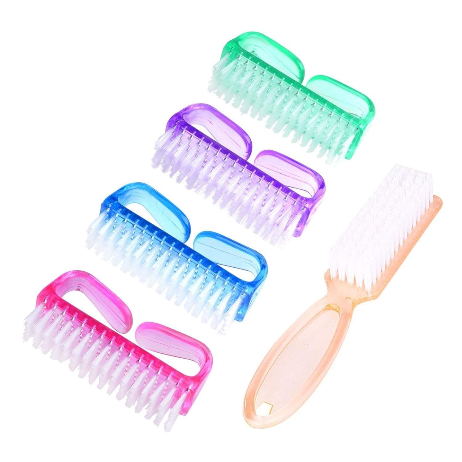 Versatile Nail Cleaning Brushes – Perfect for Home and Travel, 5 Pack