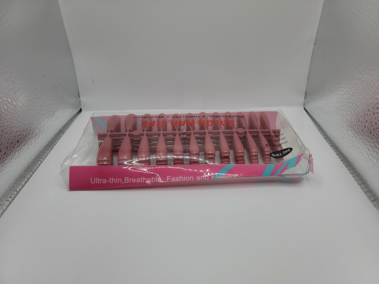 240pcs Coffin Press on Nails Long False Nails Ballerina Full Cover Coffee