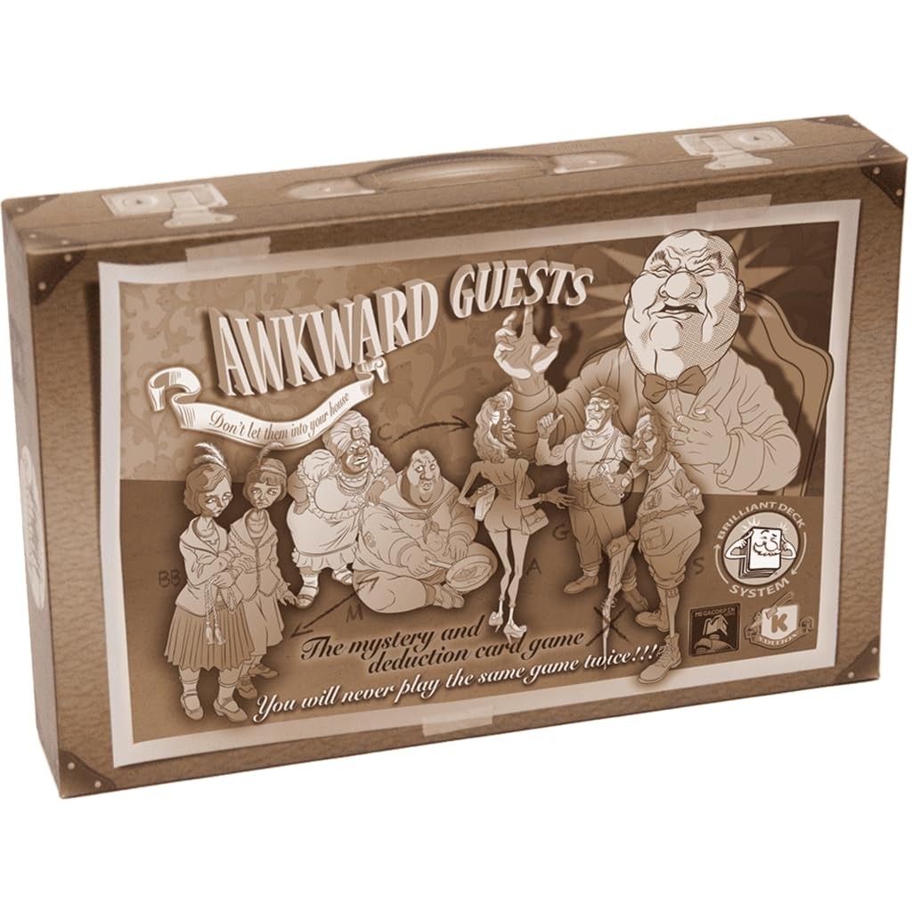 Megacorping Uncomfortable Guests 20 cm x 33 x 0.25 cm, Sepia