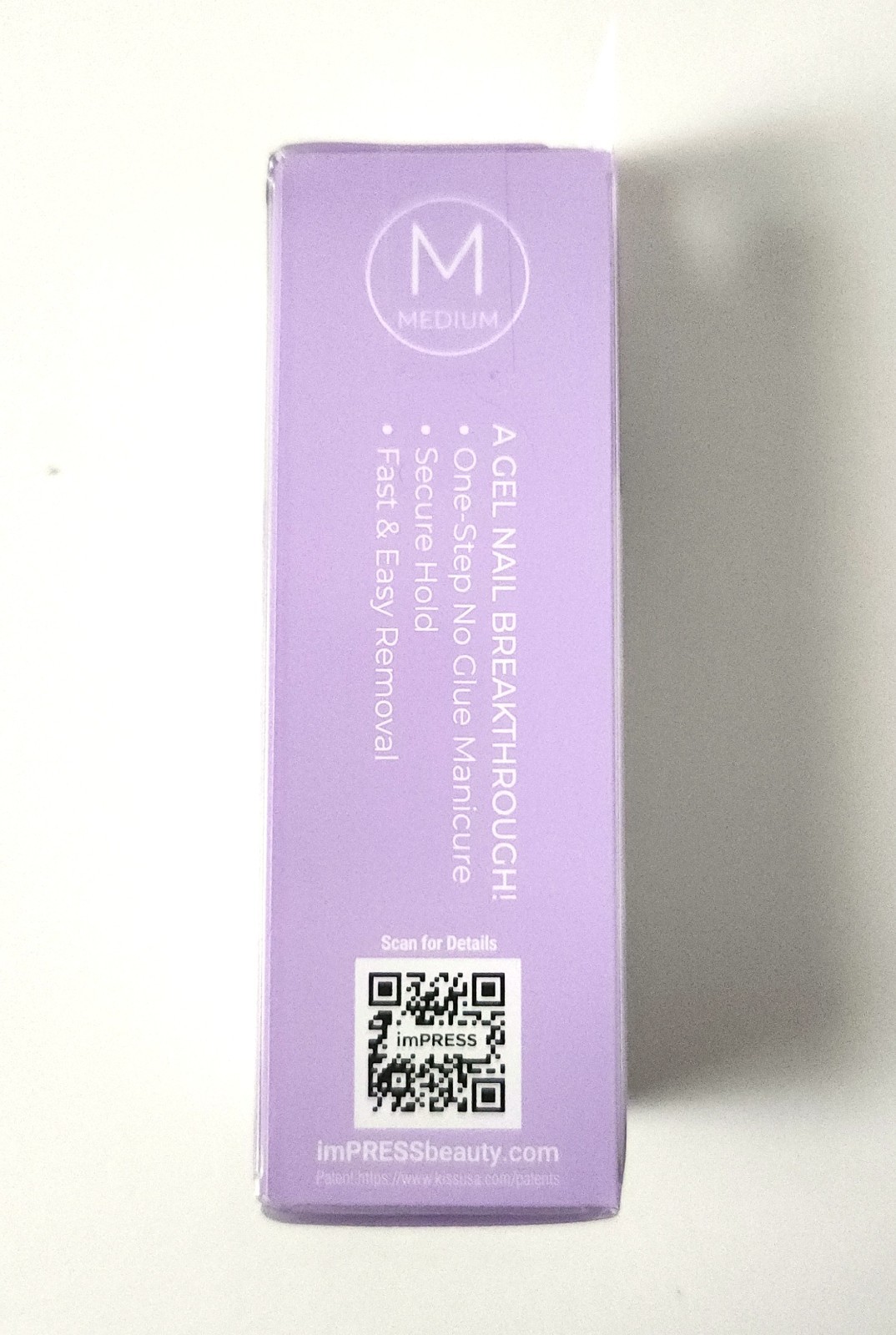 imPRESS Press-On Nails Purple Ombre Squoval Medium Length No Glue 30ct KISS