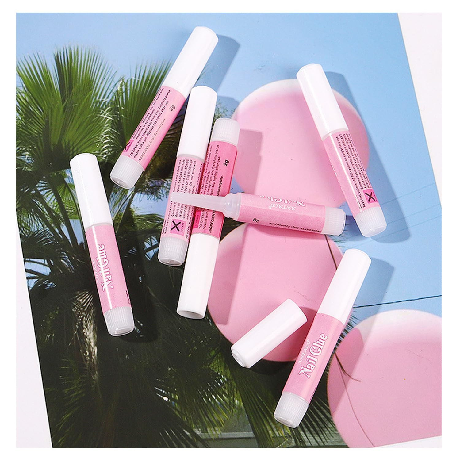 Nail Glue,Super Strong & Long-Lasting & Ultra Quick 40PCS Nail Glue for Acrylic