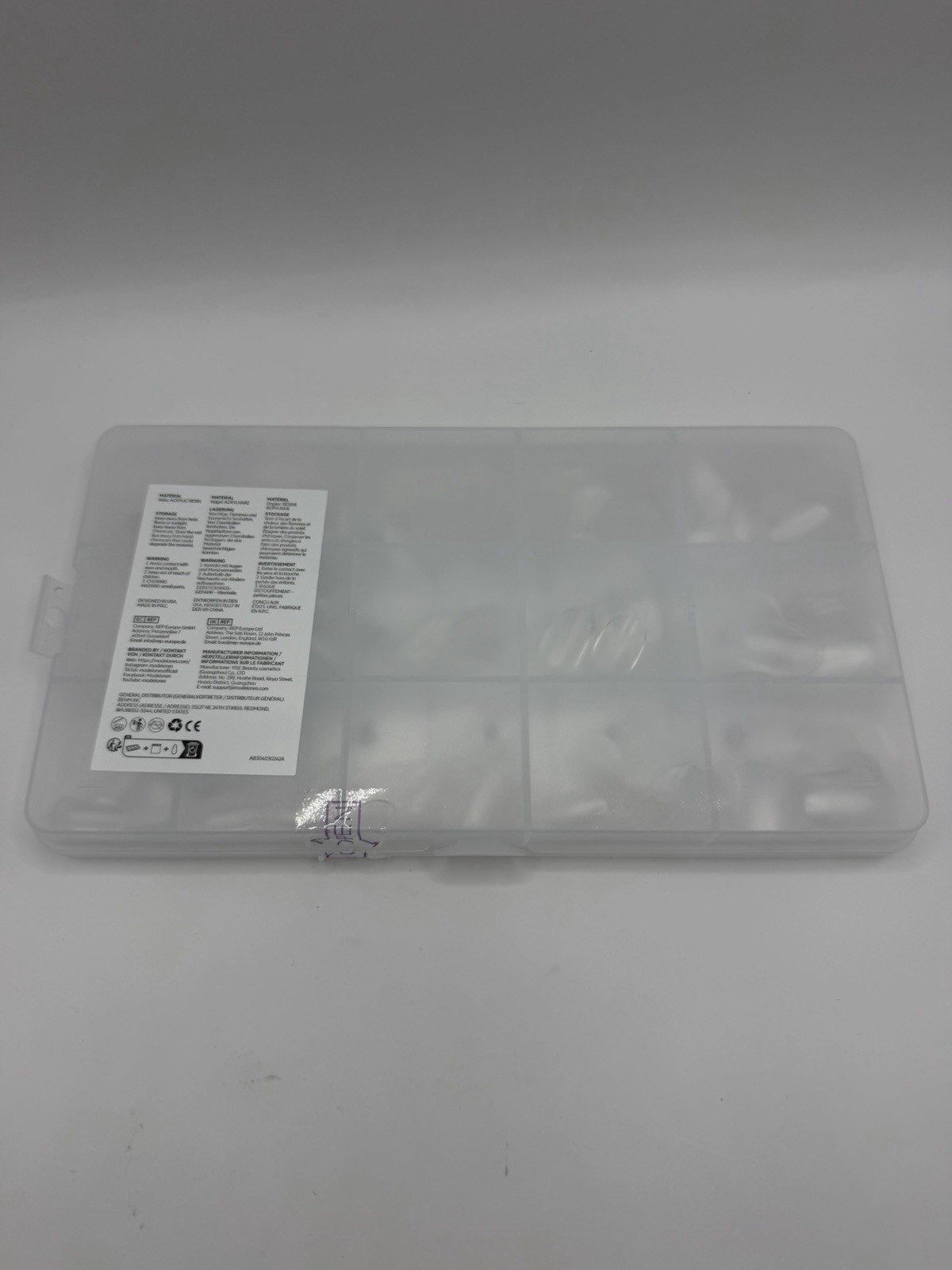 Modelones SoftNail Gel Tips SoakOff/FullCover Extra Short Round 510pcs 15Sizes J