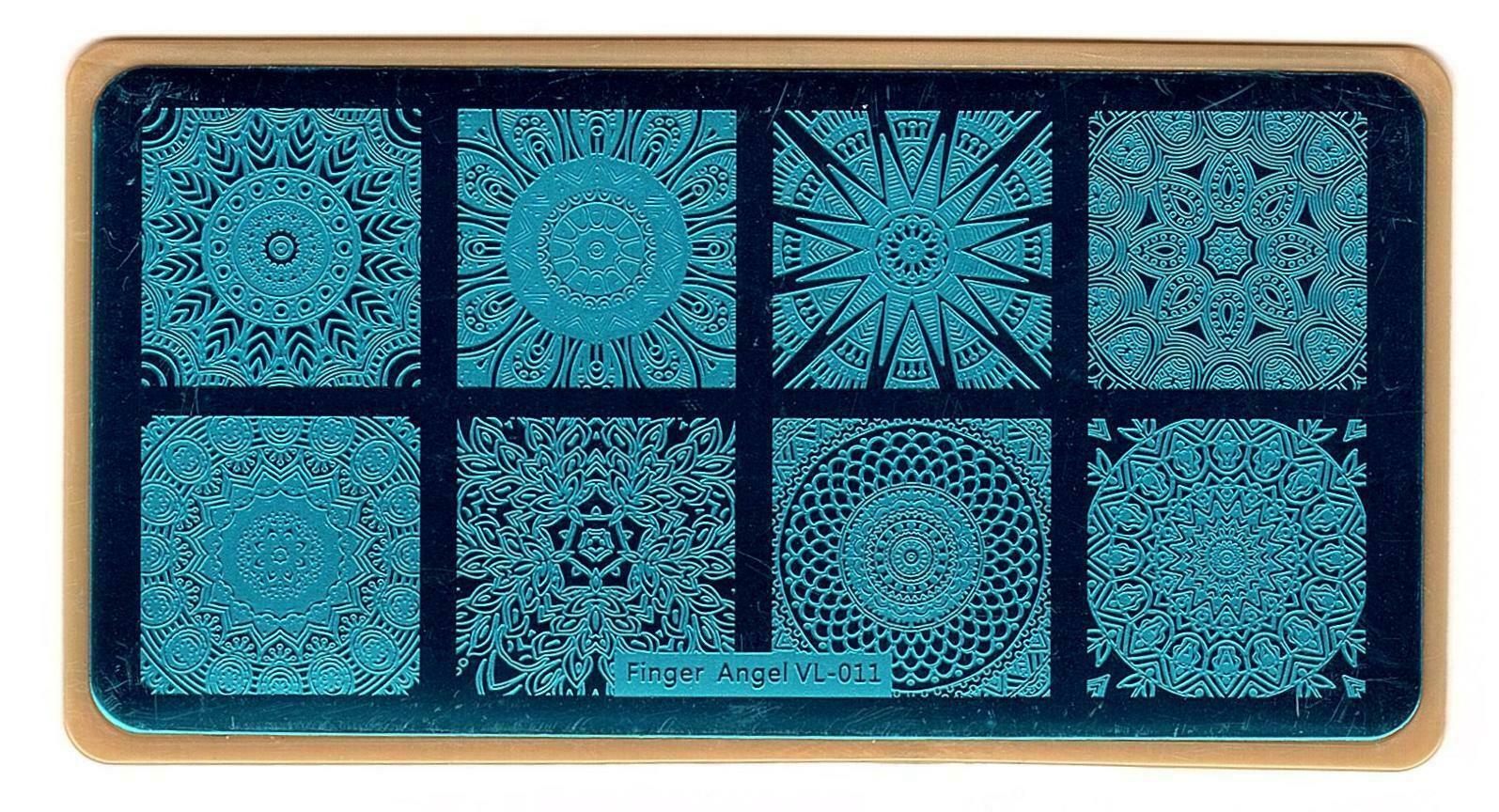 Nail Art Stamping Finger Angel V Series DIY Manicure Image Stamping Plate NEW