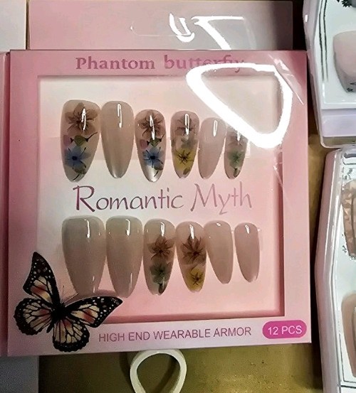 Luxury Press On Nails, Bundle Mixed Lot, Size Medium, NEW, 9 Pack, Set Of 10