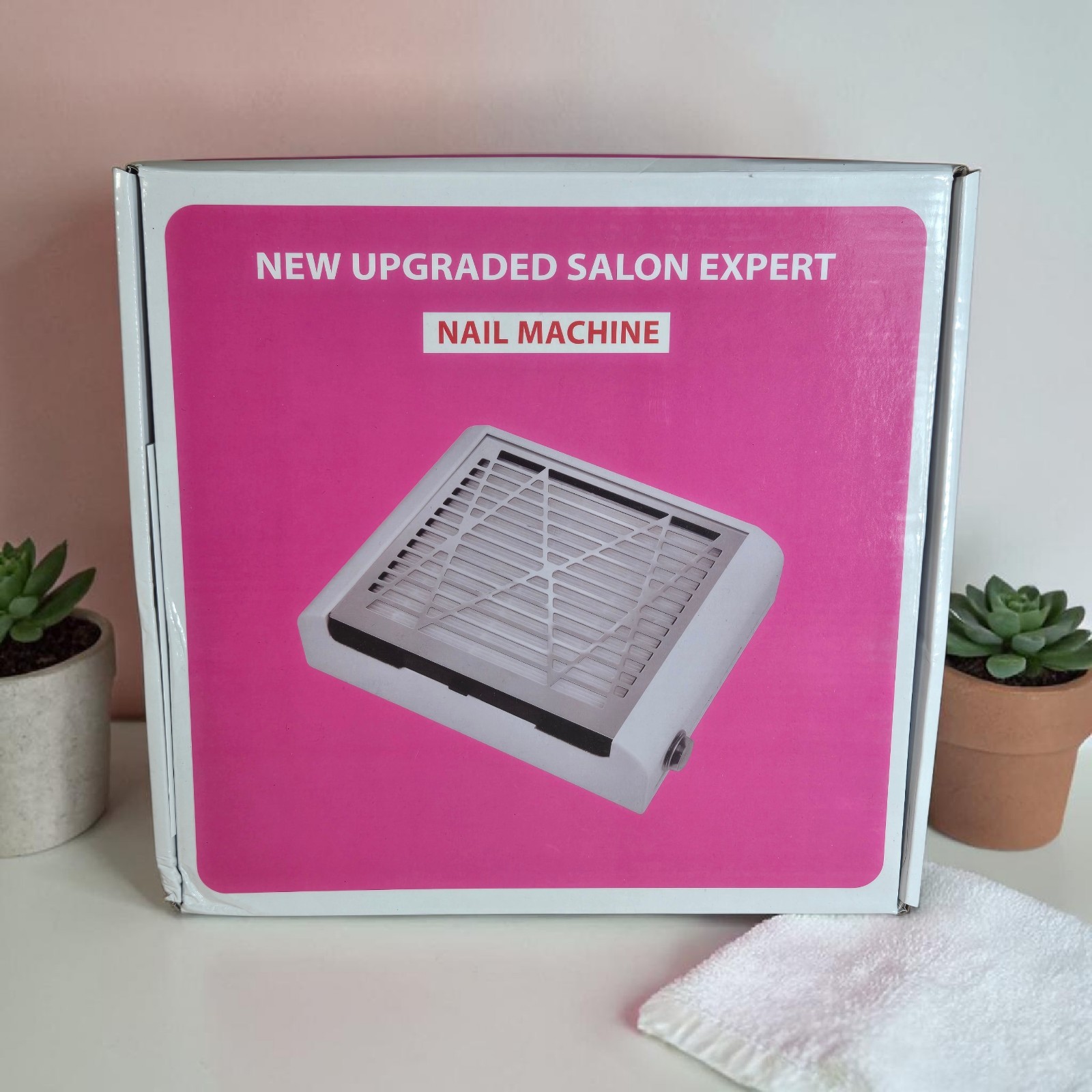 Powerful Nail Dust Collector Nail Salon Expert Machine Air Vacuum Clean New NWB